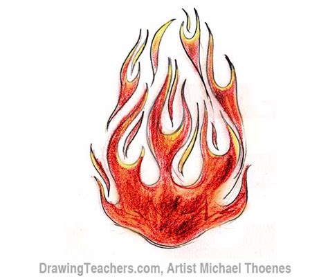 How To Draw Fire
