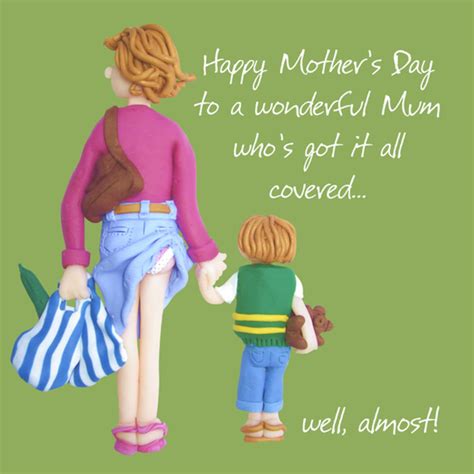 Happy Mothers Day Humour Greeting Card Cards Love Kates