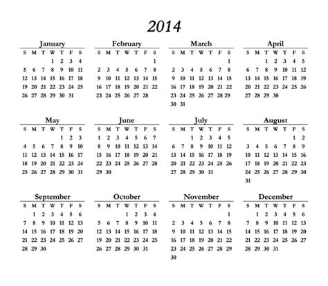 2014 Calendar Free Stock Photo Public Domain Pictures