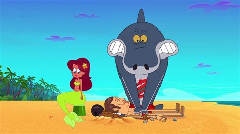 The Beach Has Never Been Safer 🏖😂 Zigandsharko Cartoon Mermaid