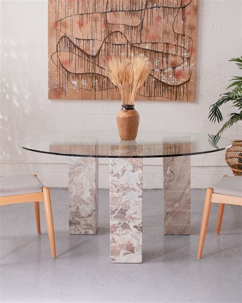 Marble Base Modernist Dining Tableliving Room Ideas Vintage Decor🔥30