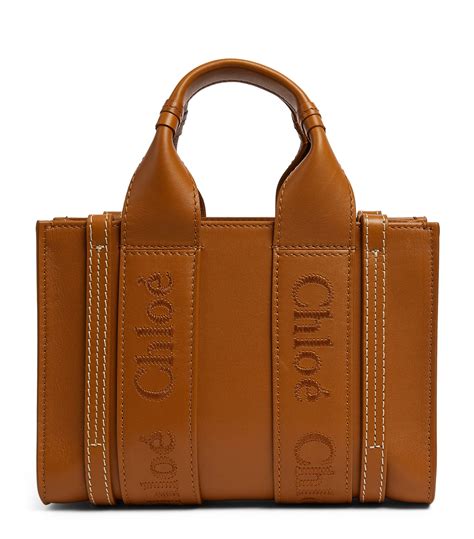 Chloé Mini Leather Woody Tote Bag Harrods Id