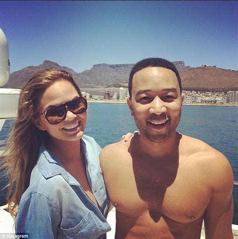 John Legend Shows Off His Naked Chest For Wife Chrissy Teigen Daily