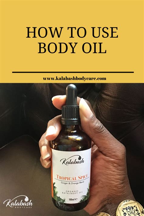 How To Use Body Oil