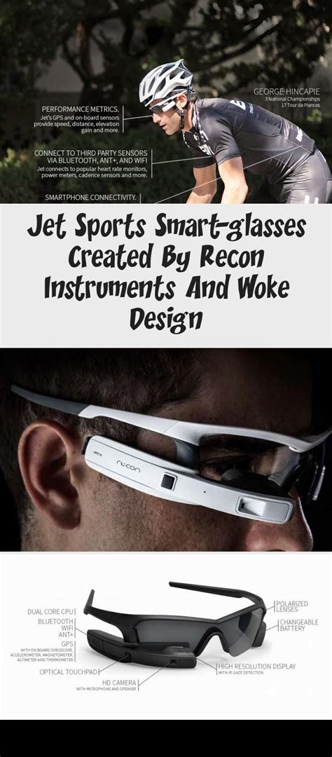 Jet Sports Smart Glasses Created By Recon Instruments And Woke Design
