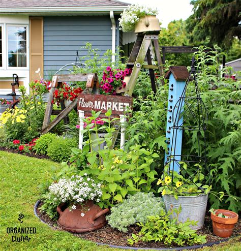 See more ideas about funky junk, garden projects, hometalk. Progress in the Junk Garden July 1st | Organized Clutter