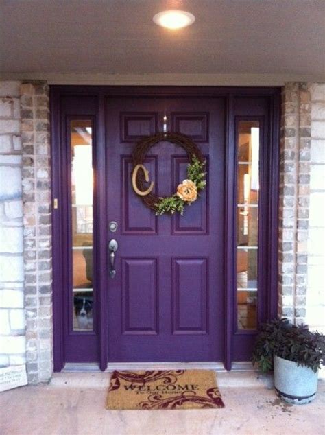 Inspiration 31 Purple Door Withexterior Paint Colors