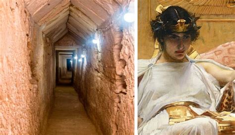 egypt the amazing photos of the tunnels archaeologists believe may lead to cleopatra s tomb