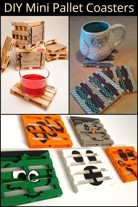 Make The Best Diy Mini Pallet Coaster In 5 Steps Craft Projects For