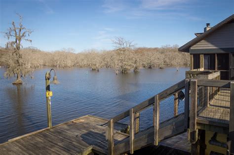 Louisiana state parks with cabin rentals: Chicot State Park Campground + Cabins | Outdoor Project