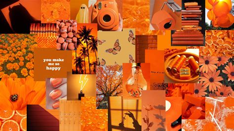 Orange Aesthetic Wallpaper Album On Imgur Desktop Wal