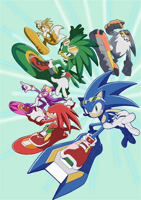 The Video Game Art Archive The Japanese Cover Artwork For ‘sonic Riders