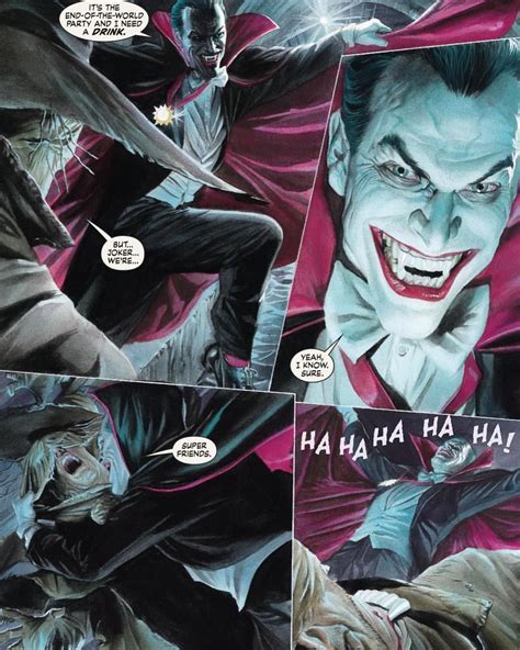 An Image Of A Comic Page With The Joker And Batman Character In Its Right Corner