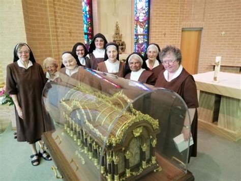 St Therese Shows True Grit As Relics Arrive