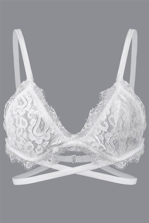 White Hollow Out Details Sexy Lingerie With No Falsies Chicim