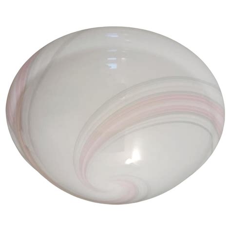 Milky White Flush Mount By Murano Due For Sale At StDibs