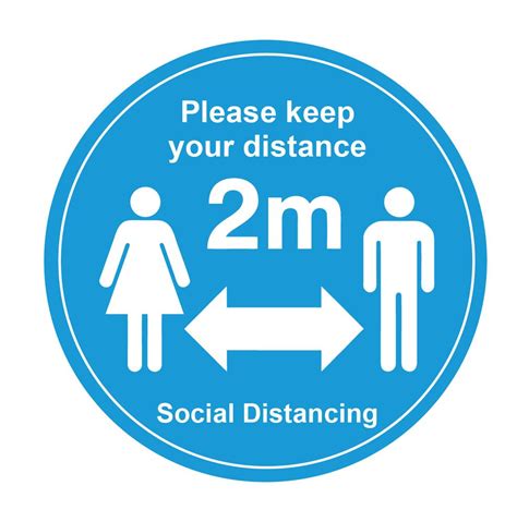Social Distance Keep Your Distance Floor Marker Buy Today
