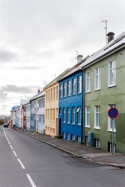Colorful Houses Reykjavik Iceland Stock Photo Image Of Downtown