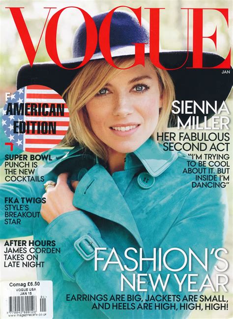 Sienna Miller Vogue Magazine January 2015 • Celebmafia