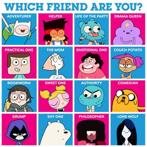 Which Title Best Describes You 🤔 Cartoon Network