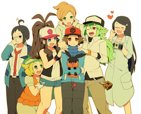 Hilda Hilbert N Bianca Tepig And More Pokemon And More Drawn