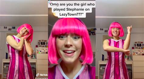 Stephanie From Lazytown Is Now A Tiktok Queen And I Love That For Her
