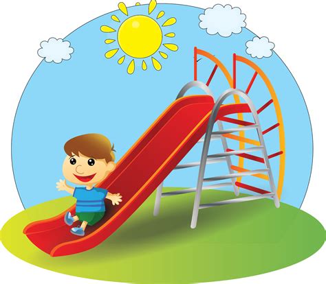 Parks Recreation Slides Playground Cartoon Free Trans