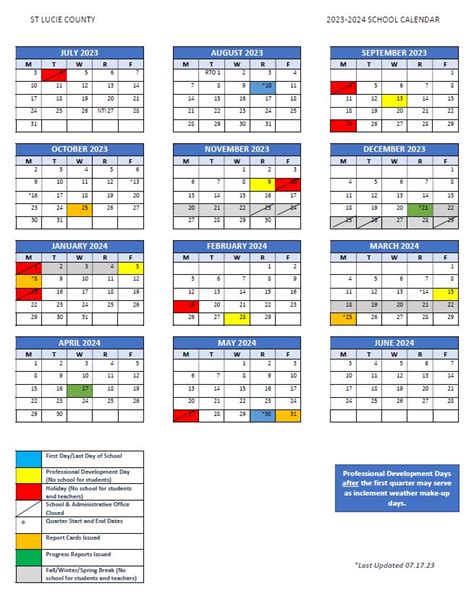 St Lucie County School Calendar 2024 Aurea Modestine