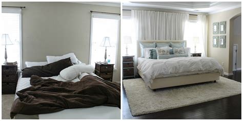Before Meets After Master Bedroom Windows On Each Side Of Bed