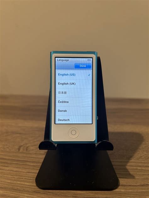 Apple Ipod Nano Blue 7th Generation 16gb A1446 Perfect Condition Ebay