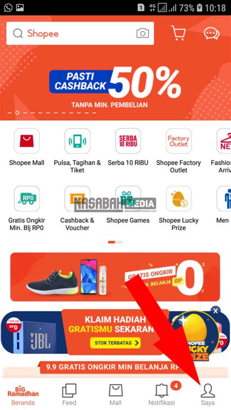 Cara Membuat Akun Shopee di Hp Dengan Mudah - Nasabah Media