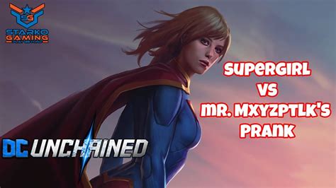 Supergirlwithout Uniform Vs Mr Mxyzptlks Prank Dc Unchained Youtube