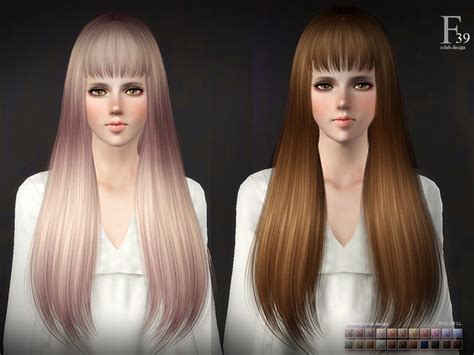 The Sims Resource Sclub Ts3 Hair Tomie N39