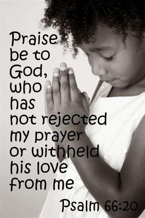 Praise Be To God Who Has Not Rejected My Prayer