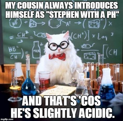 Chemistry Cat Meme Imgflip