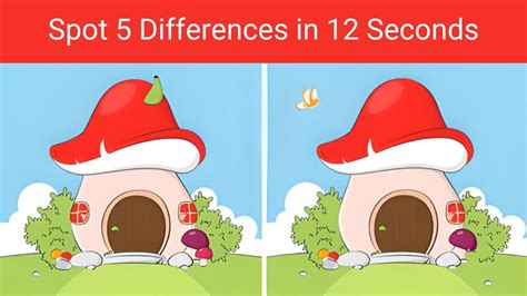 Spot The Difference Can You Spot Five Differences In 12 Seconds