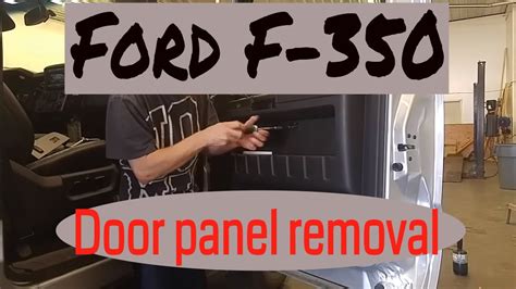 Remove the gray panel and you have full access to the intire inside of the door. Ford F350 door panel removal | How to remove door panel ...