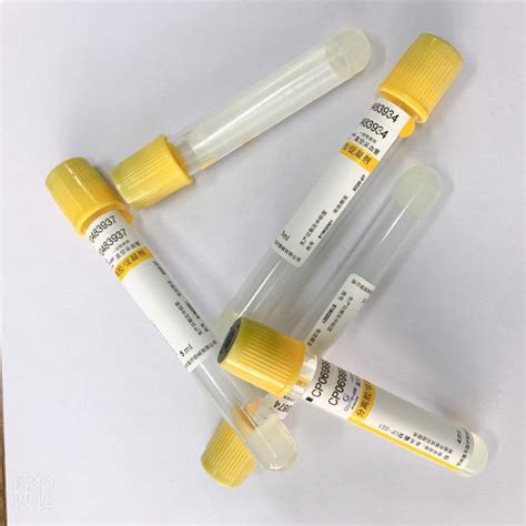 Silicon Sodium Citrate Acd Blood Collection Tubes High Stability