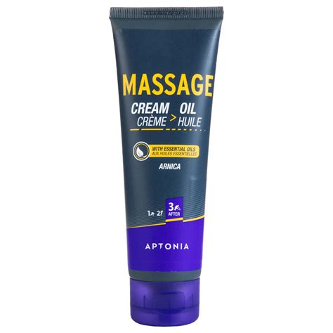 Recovery Massage Cream With Essential Oils And Arnica 100 Ml Decathlon