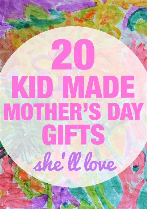 Mother's day wasn't always dedicated to motherhood. 20 Kid Made Mother's Day Gifts She'll Love - Meri Cherry
