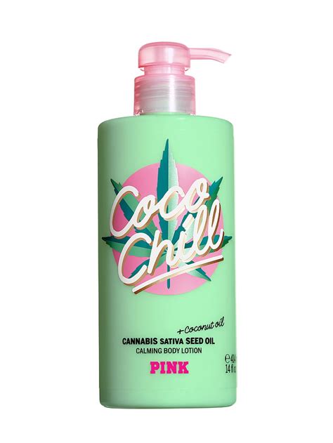 VictoriasSecret Coco Chill Hydrating Body Lotion With Cannabis Sativa