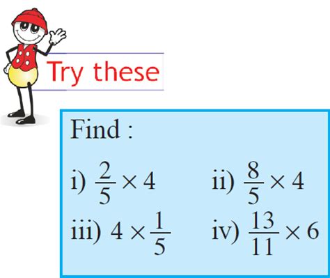 Refer the example calculation to know how to perform mixed number to irregular fraction conversion. Multiplying fractions by whole numbers