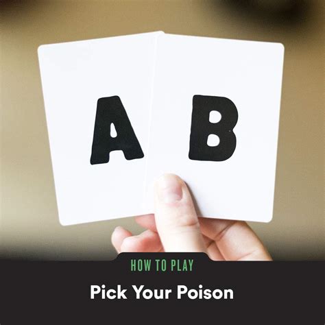 Pick Your Poison Adult Card Game The Would You Rather Adult Party Game Ebay
