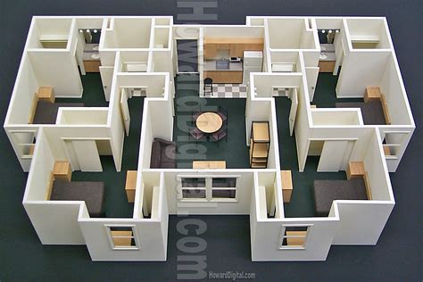 Interior Scale Model Howard Architectural Models Callaway Dorms