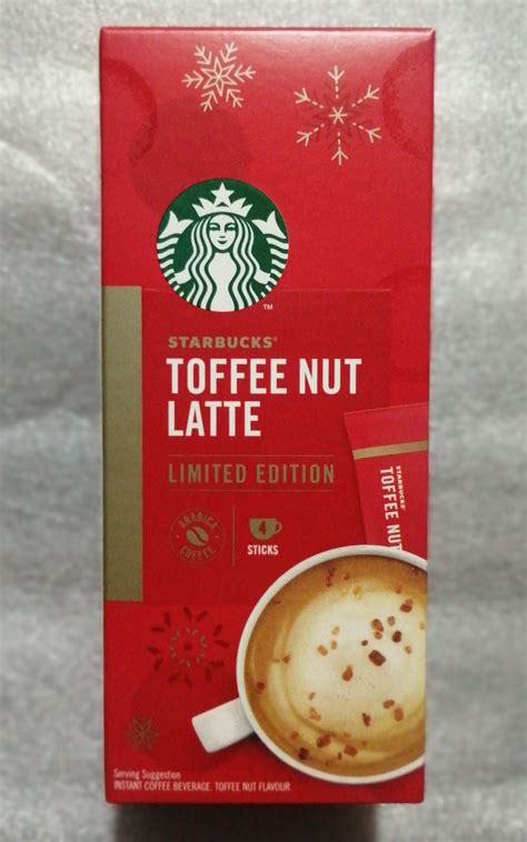 Starbucks Toffee Nut Latte Limited Edition Premium Instant Coffee Mix