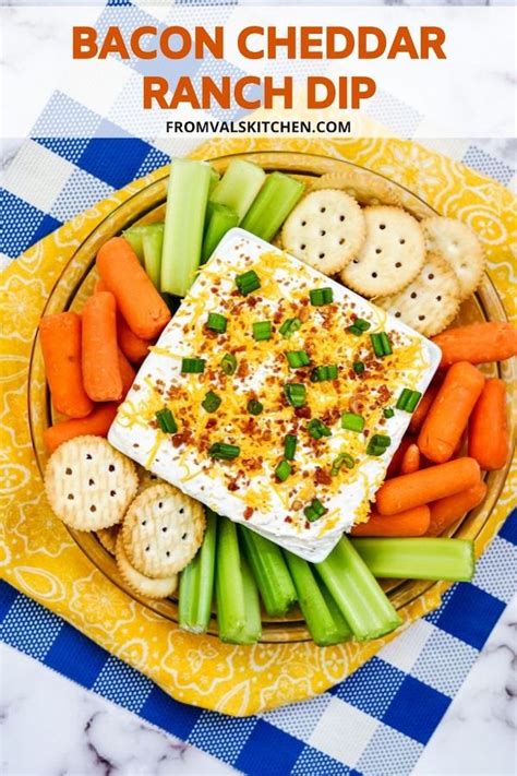 Bacon Cheddar Ranch Dip From Vals Kitchen