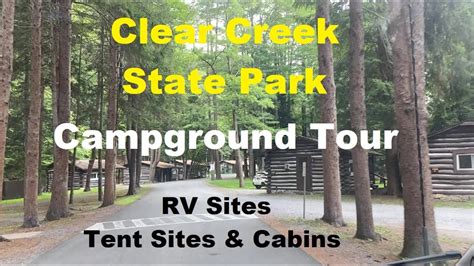 Clear Creek State Park Pa Campground Tour Youtube