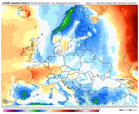 Meteoroloj Bey On Twitter Ecmwf Haftal K Veriler S Ras Yla Haziran