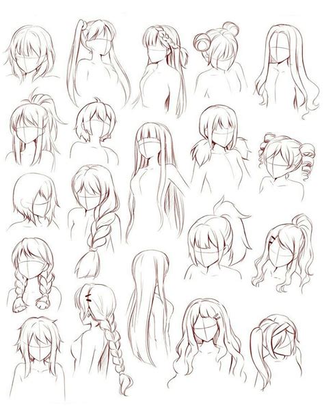 Anime Hair Drawing Reference And Sketches For Artists Disegno Di