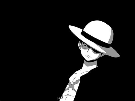 Luffy Black Wallpapers Top Free Luffy Black Backgrounds Wallpaperaccess